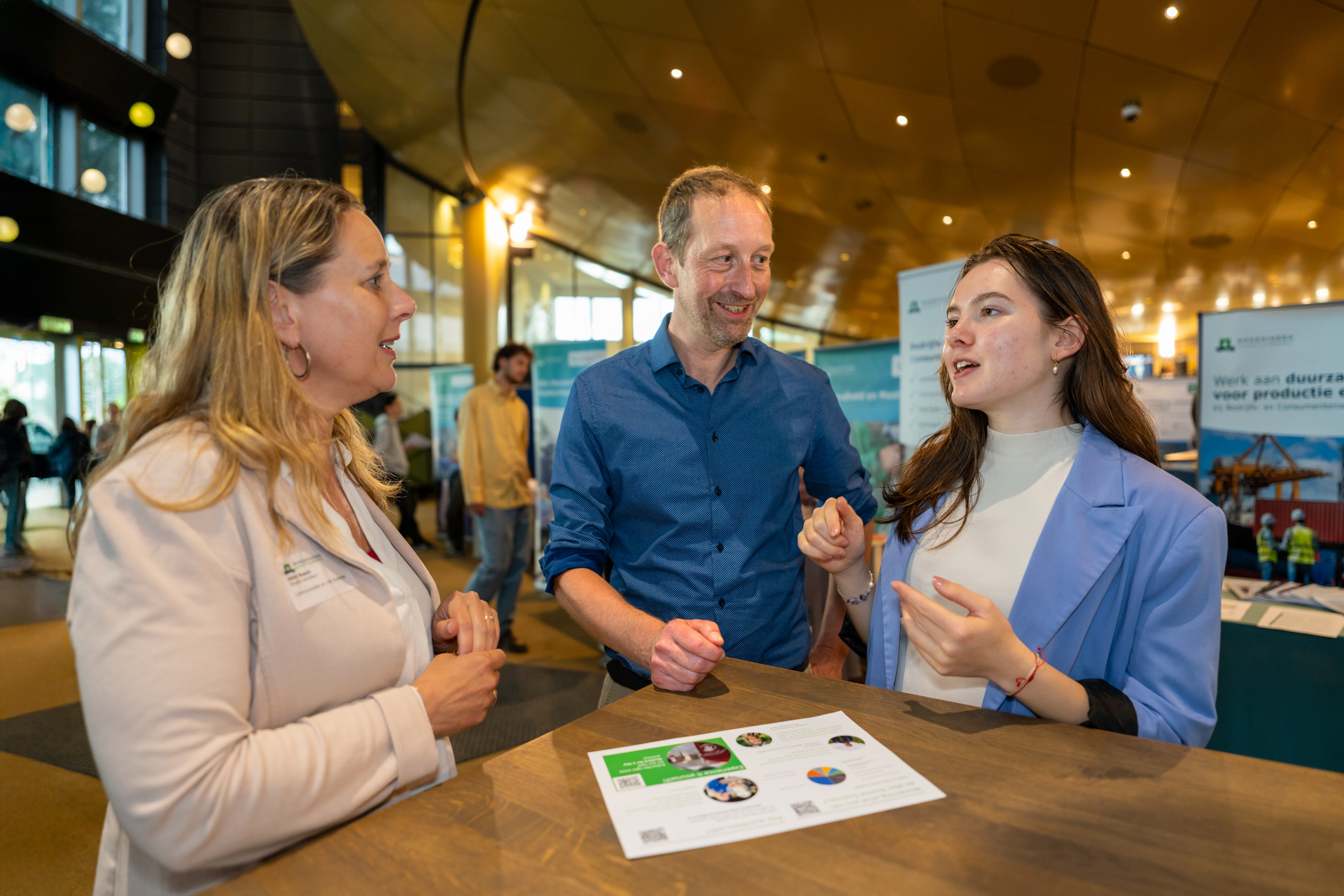 Ouders studenten in gesprek op de WUR