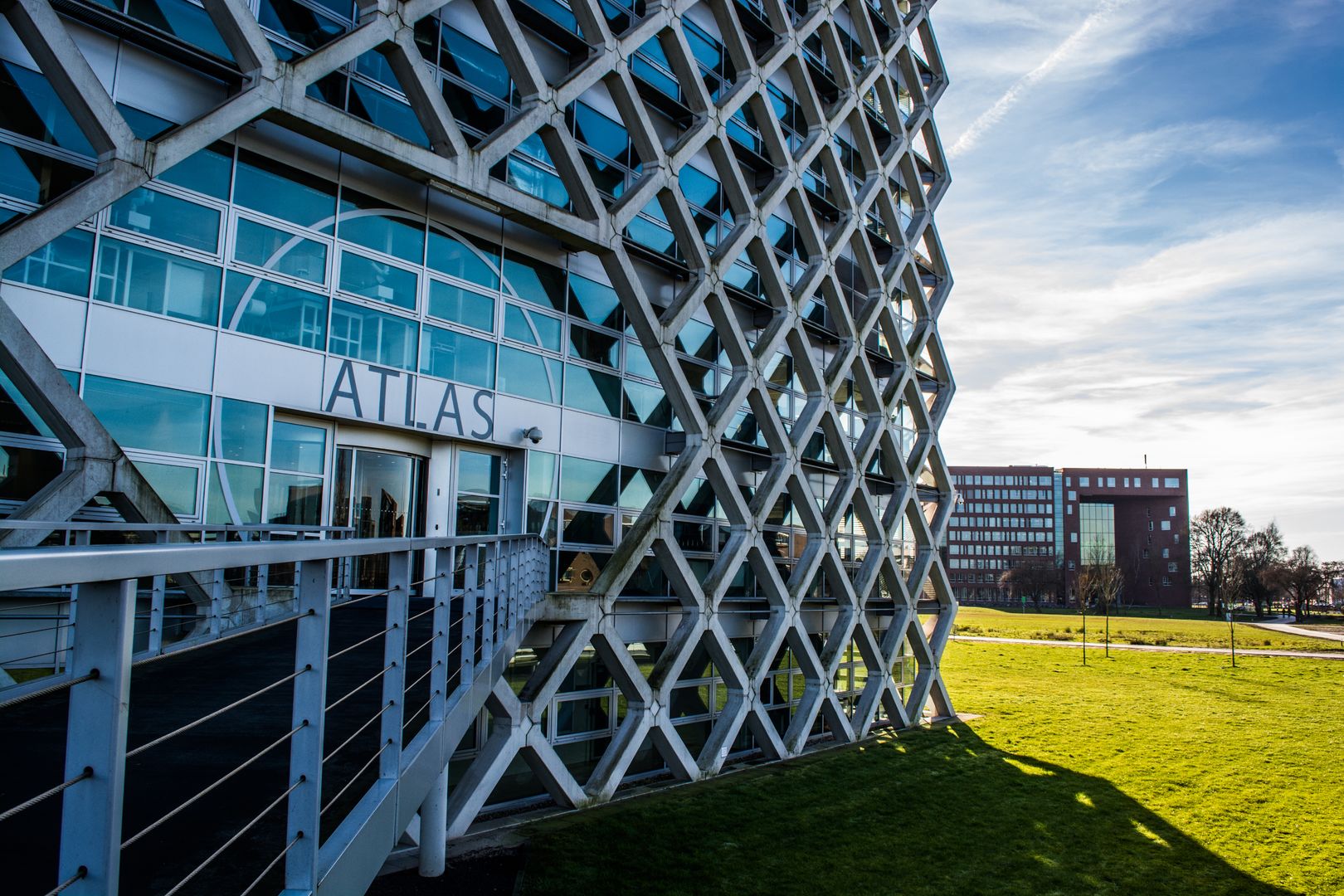 gebouw atlas op de campus van WUR