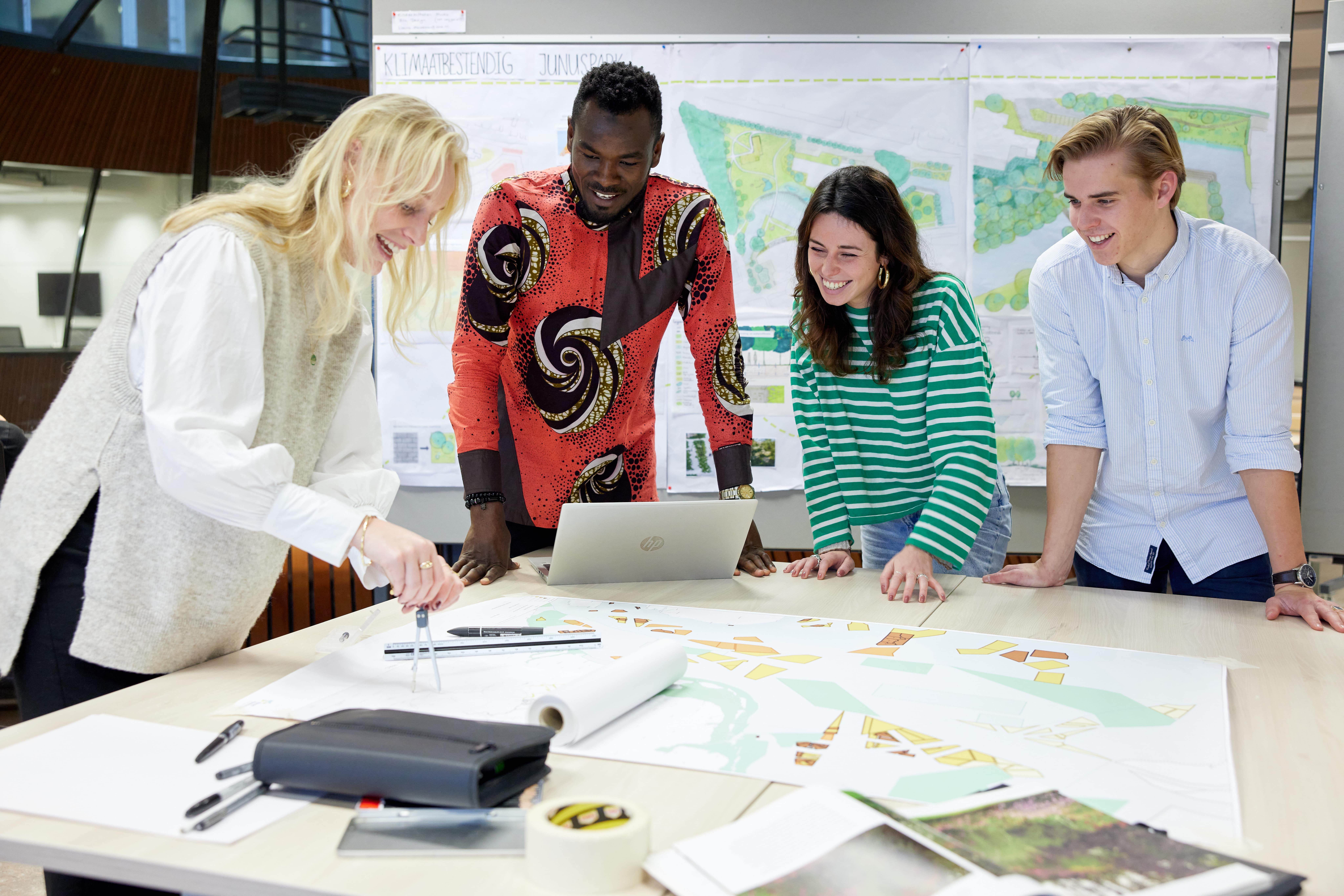 students in the forum library
