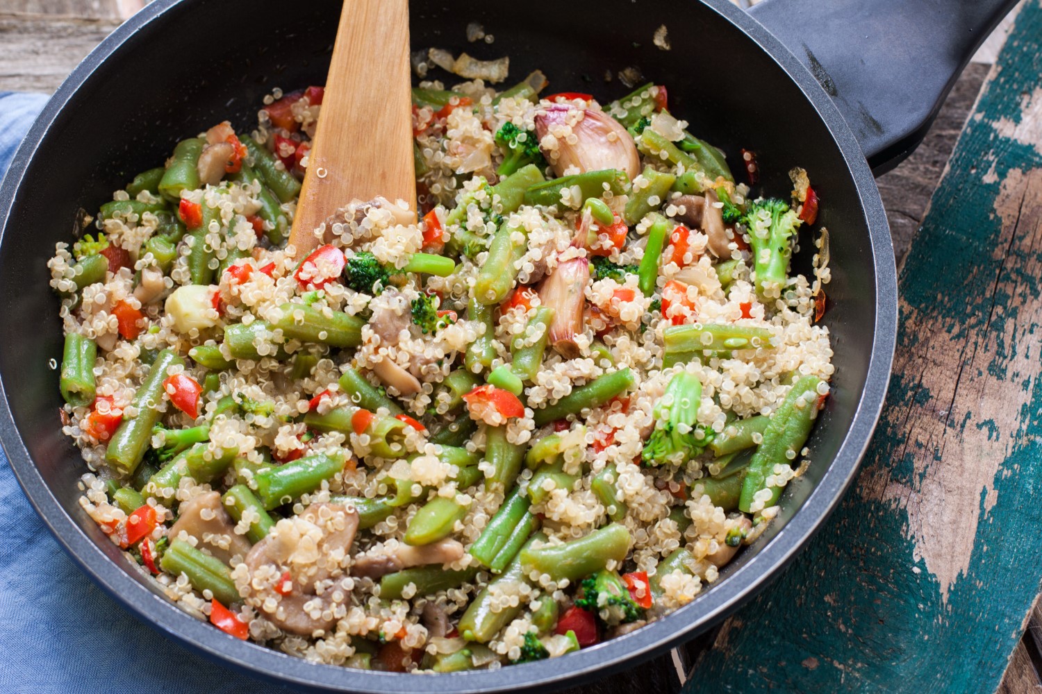 Couscous with beans