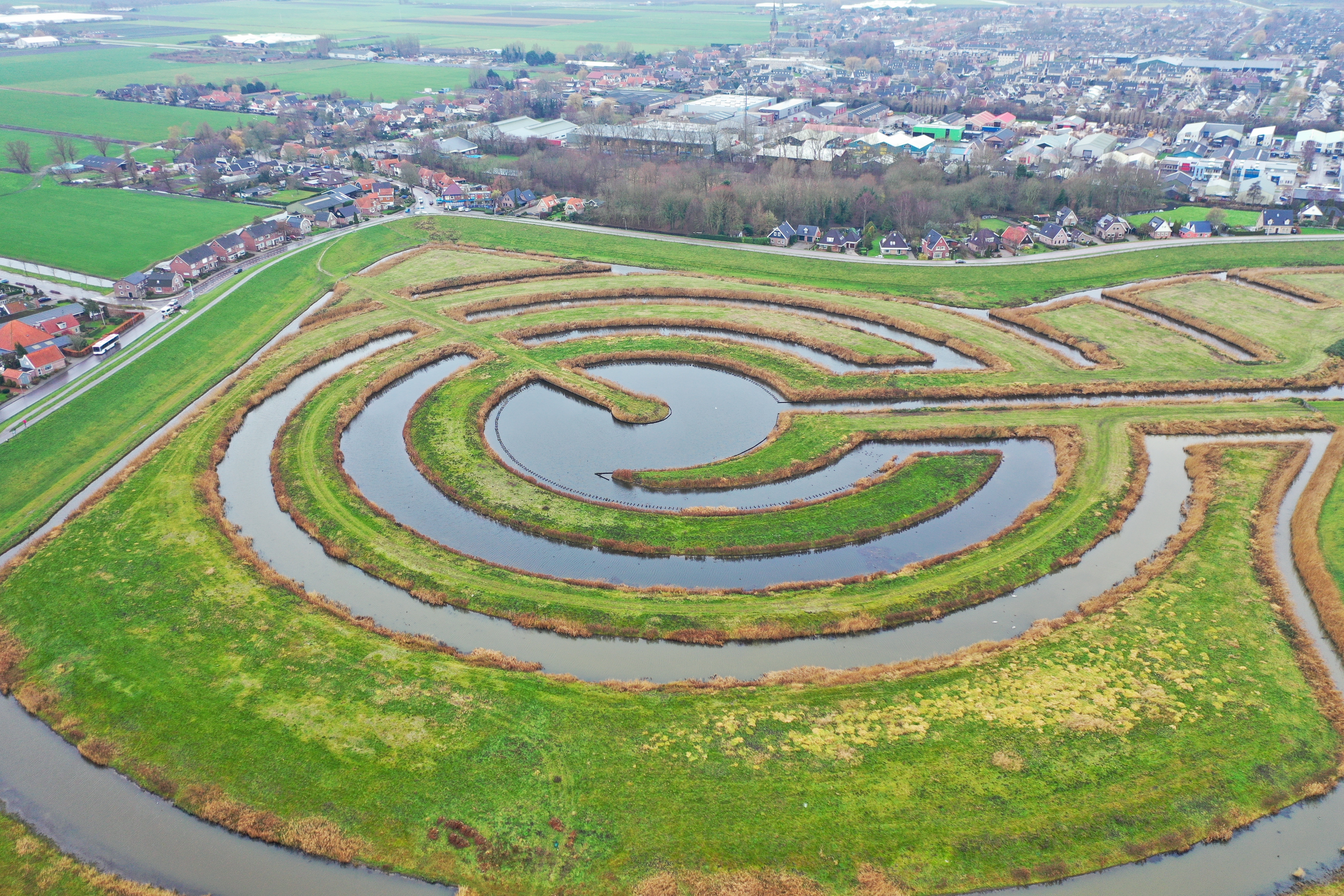 Water in spiral