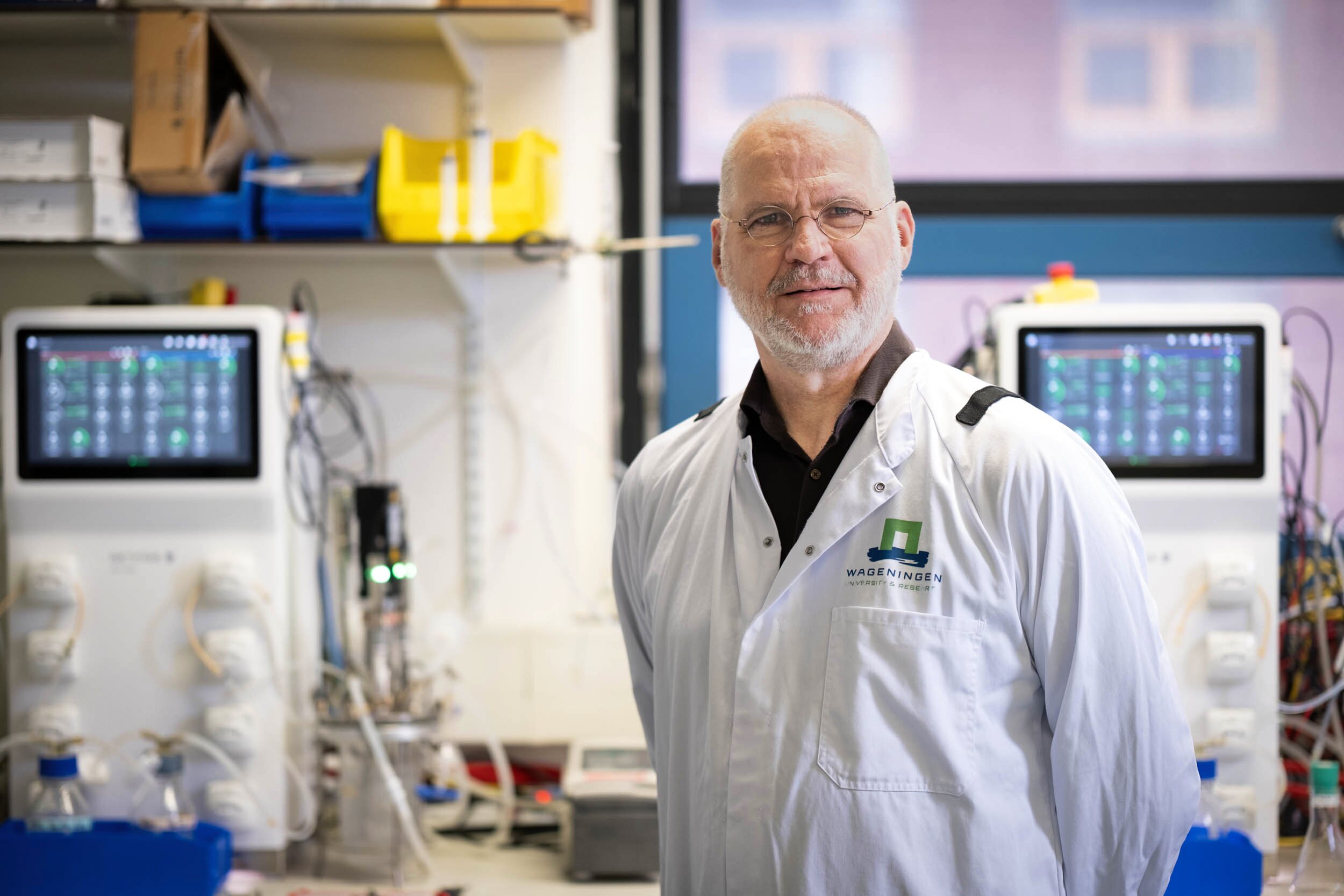 Ruud Weusthuis in the lab