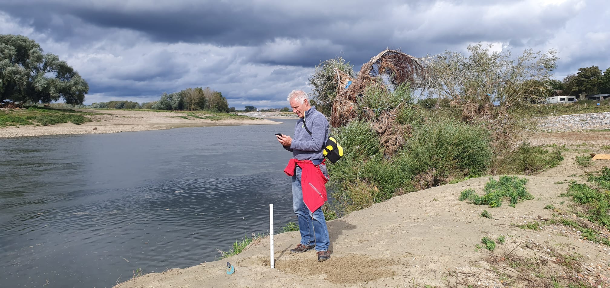 Field work in the Maas