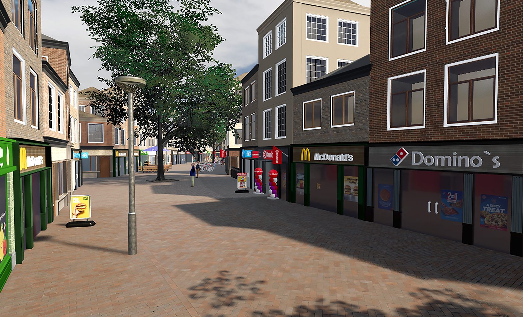 Virtual shoppingstreet for research