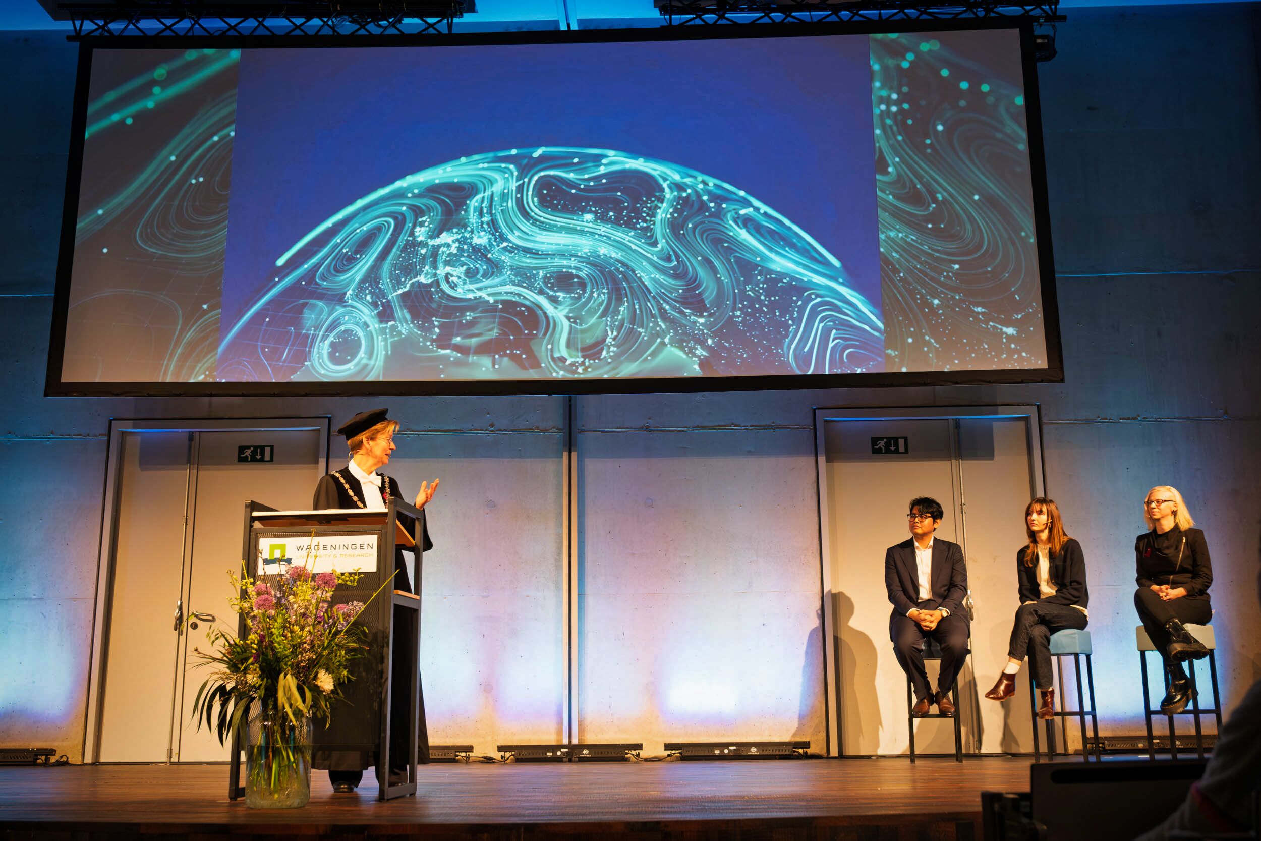 Rector speaks to the 'early career scientists'