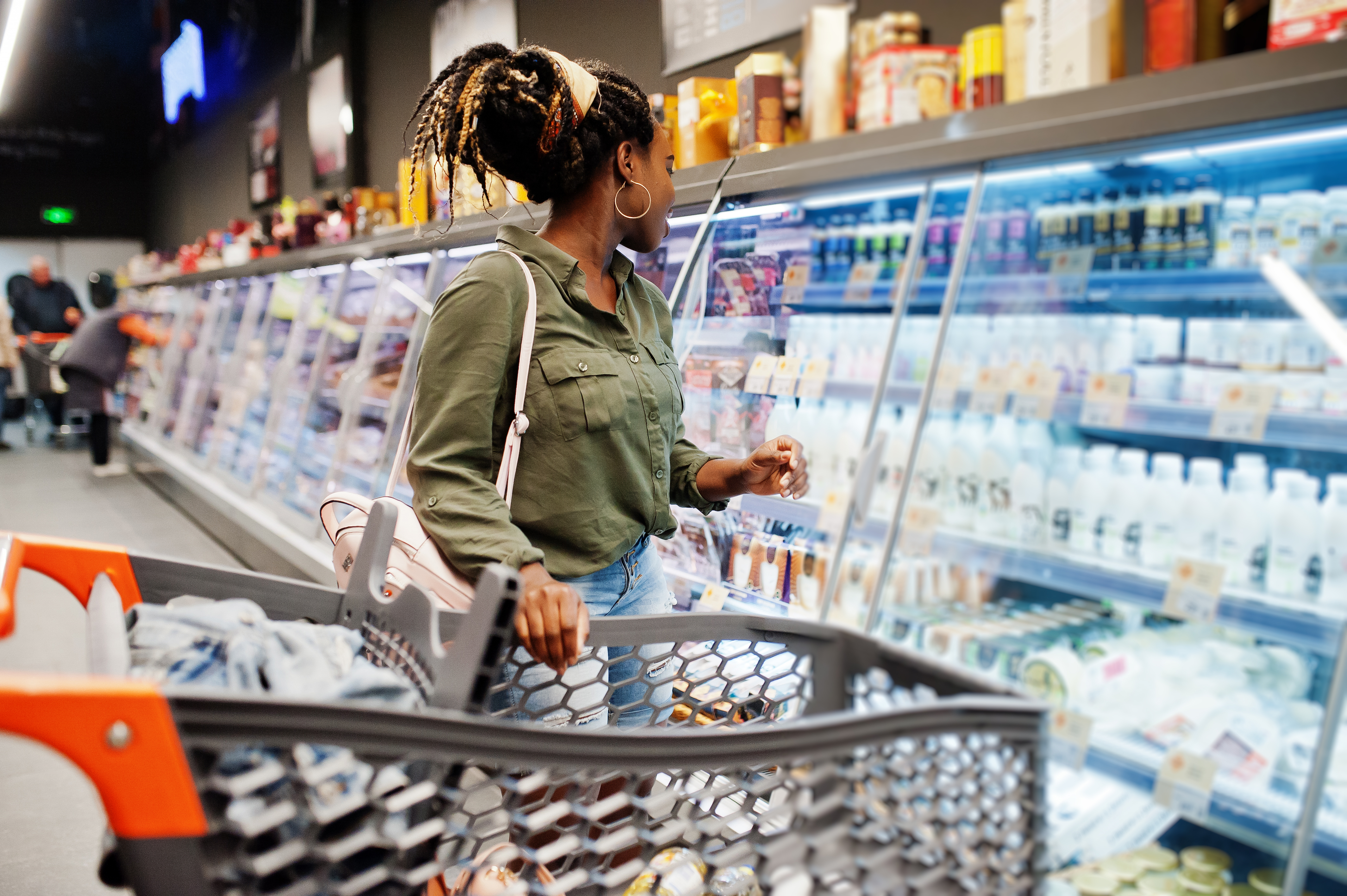 Consumer in the super market