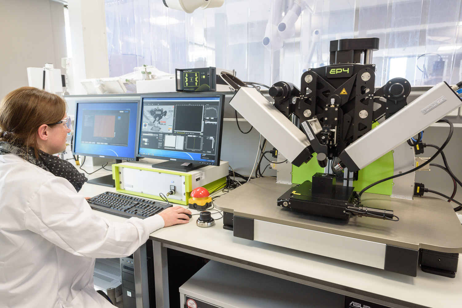 A photo of advanced lab equipment