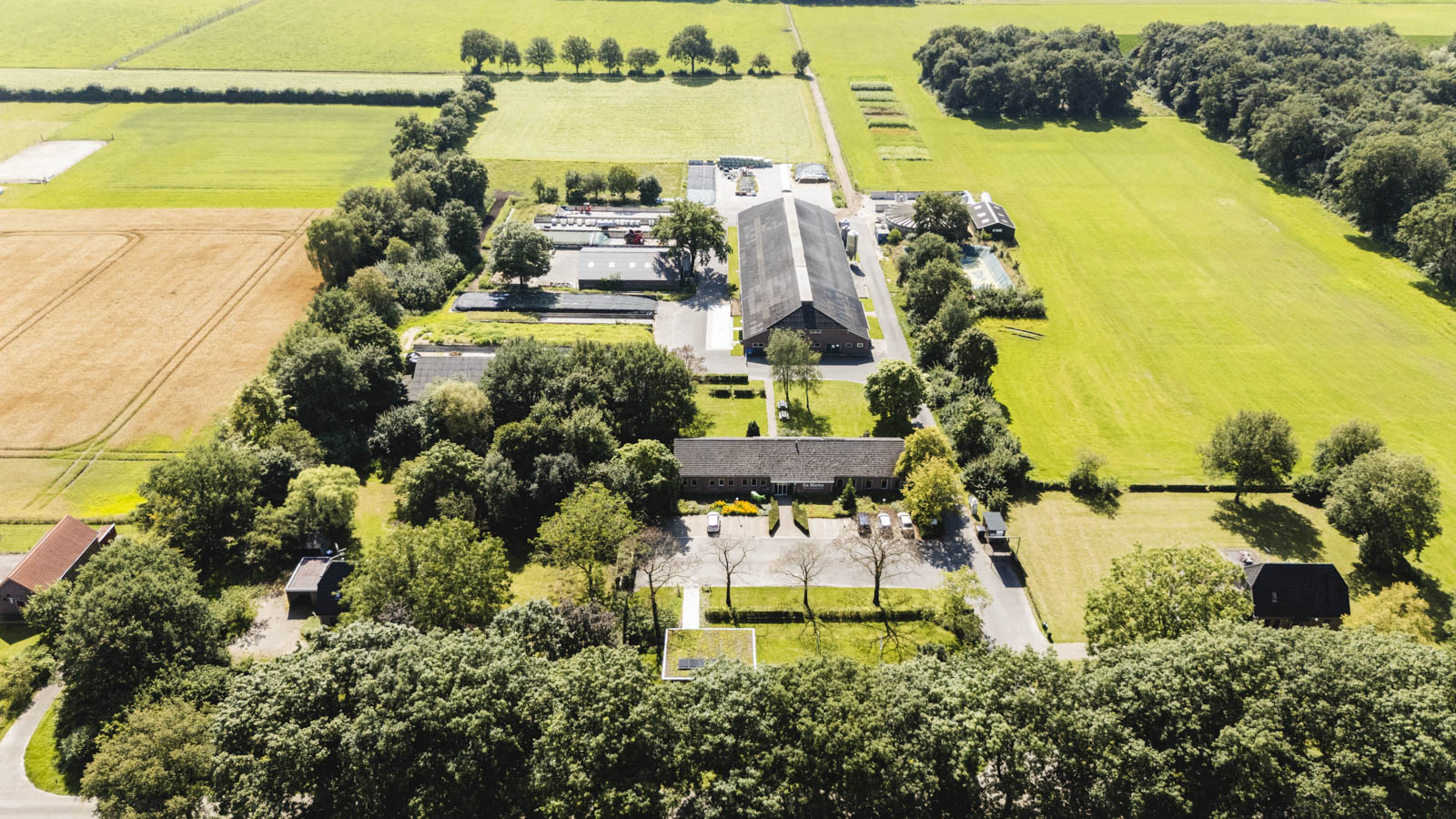 Luchtfoto De Marke