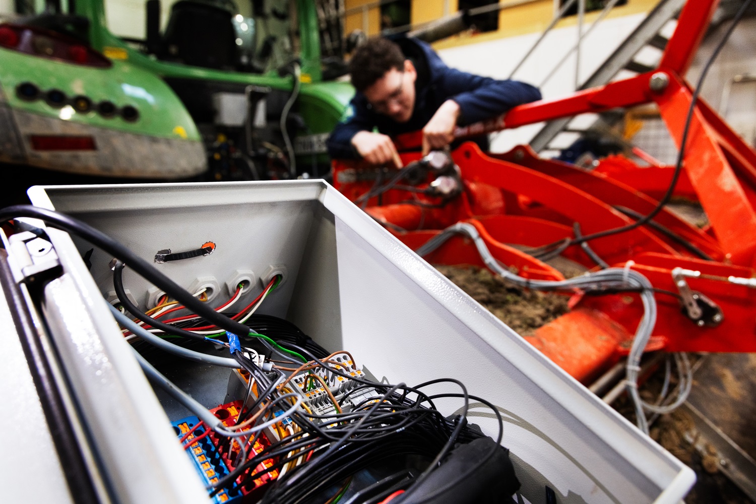 Bram Veldhuisen sleutelt aan smart implement