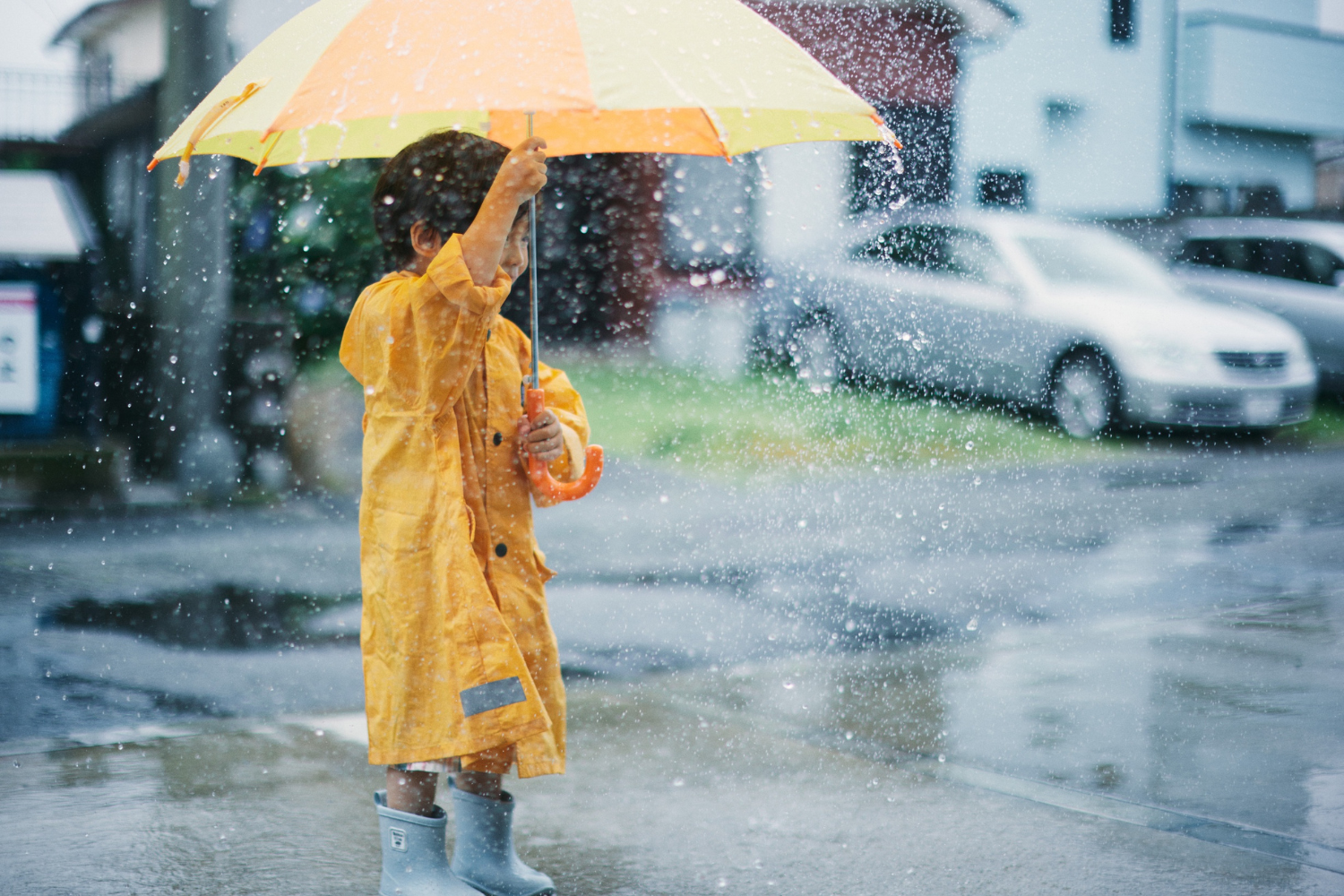 klimaat regen kind