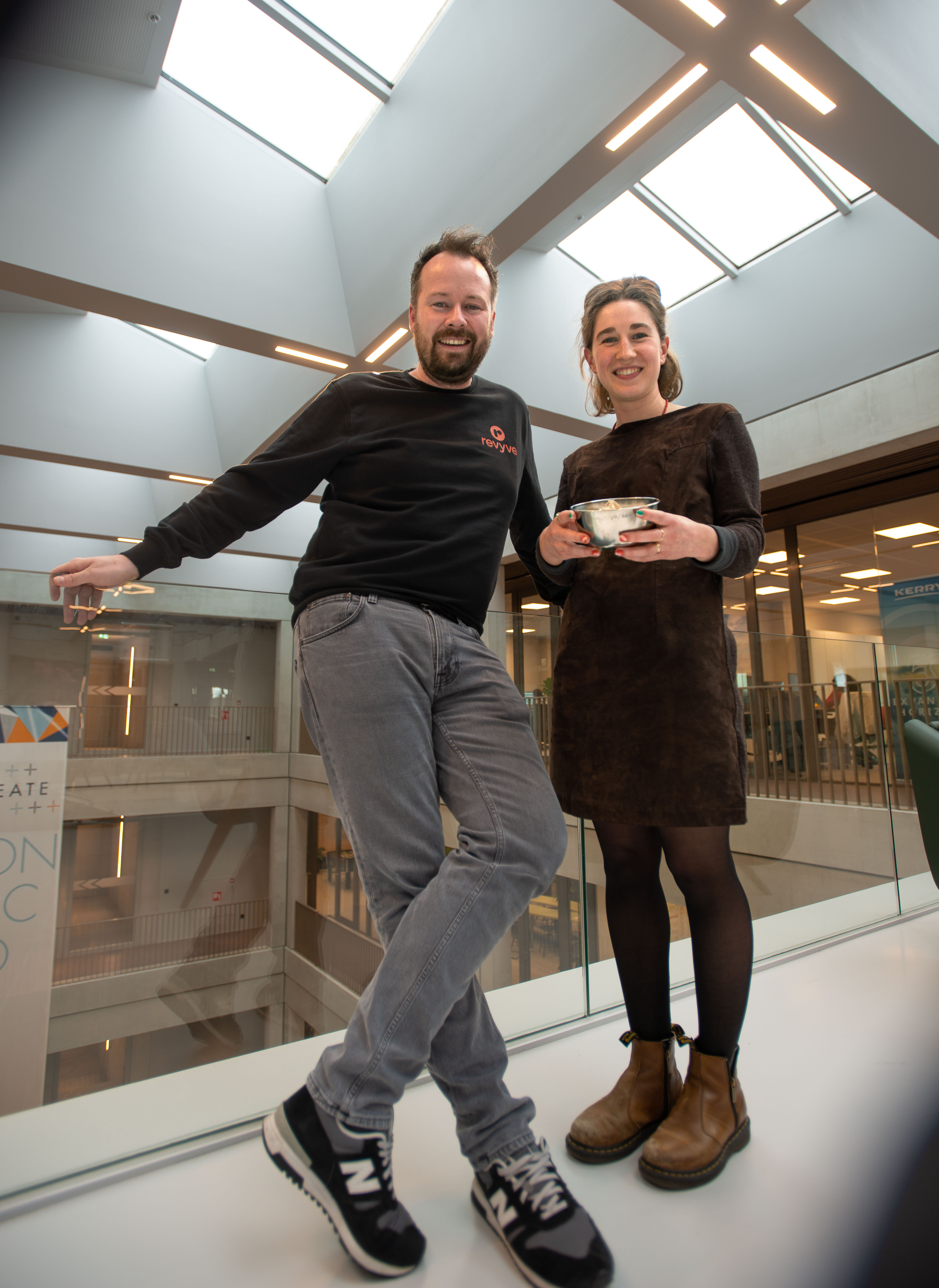 Medeoprichter Corjan van den Berg en collega