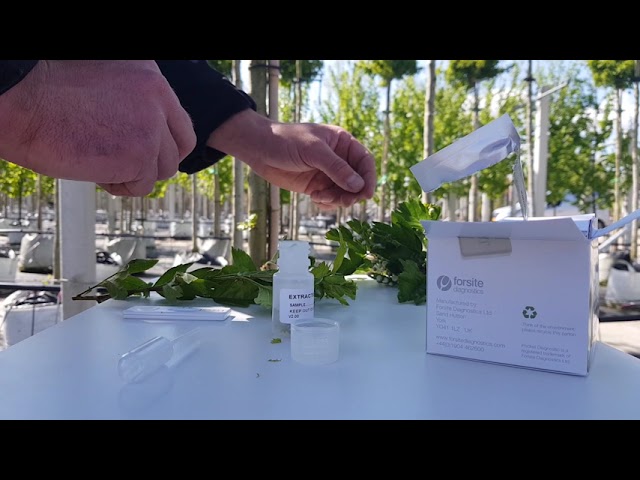 Gebruik van een sneltest voor bacterievuur in de praktijk
