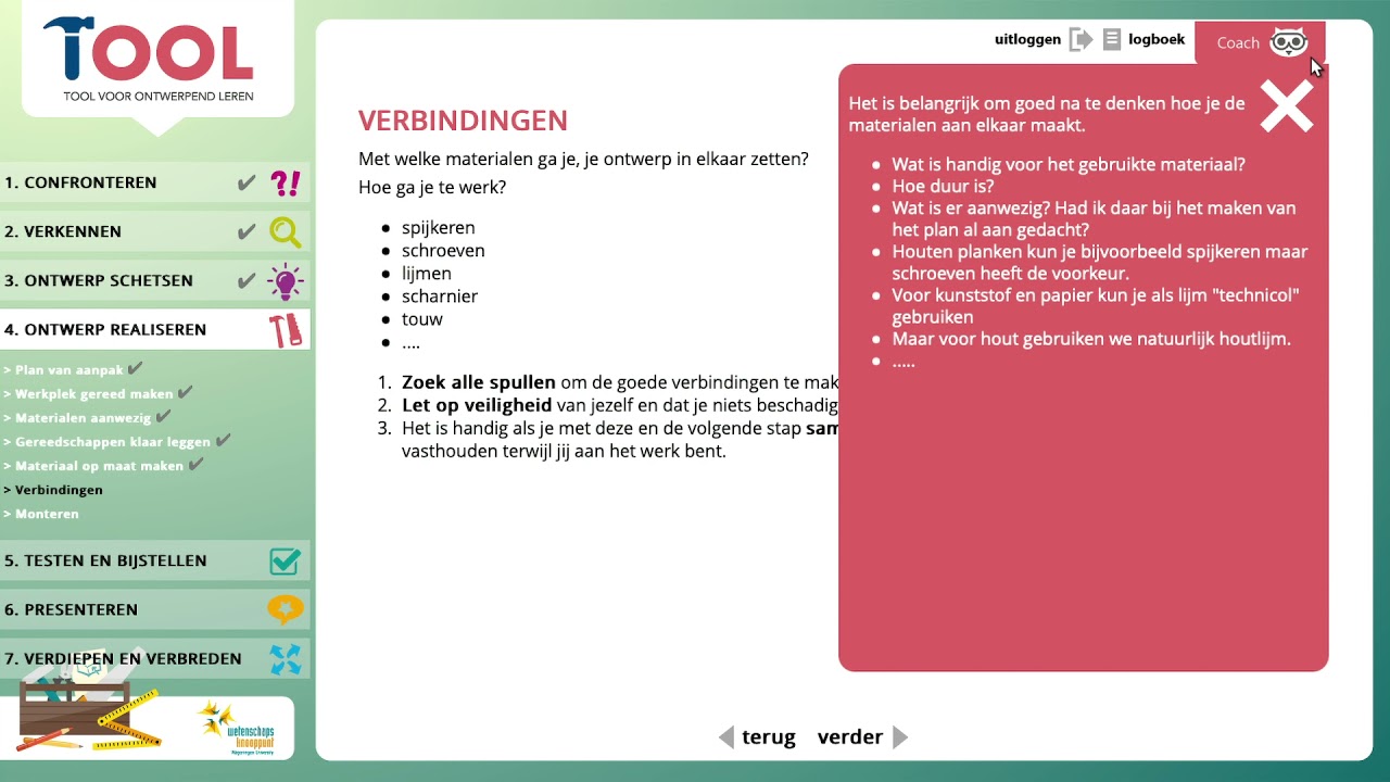 TOOL voor Ontwerpend leren | Wetenschapsknooppunt Wageningen University
