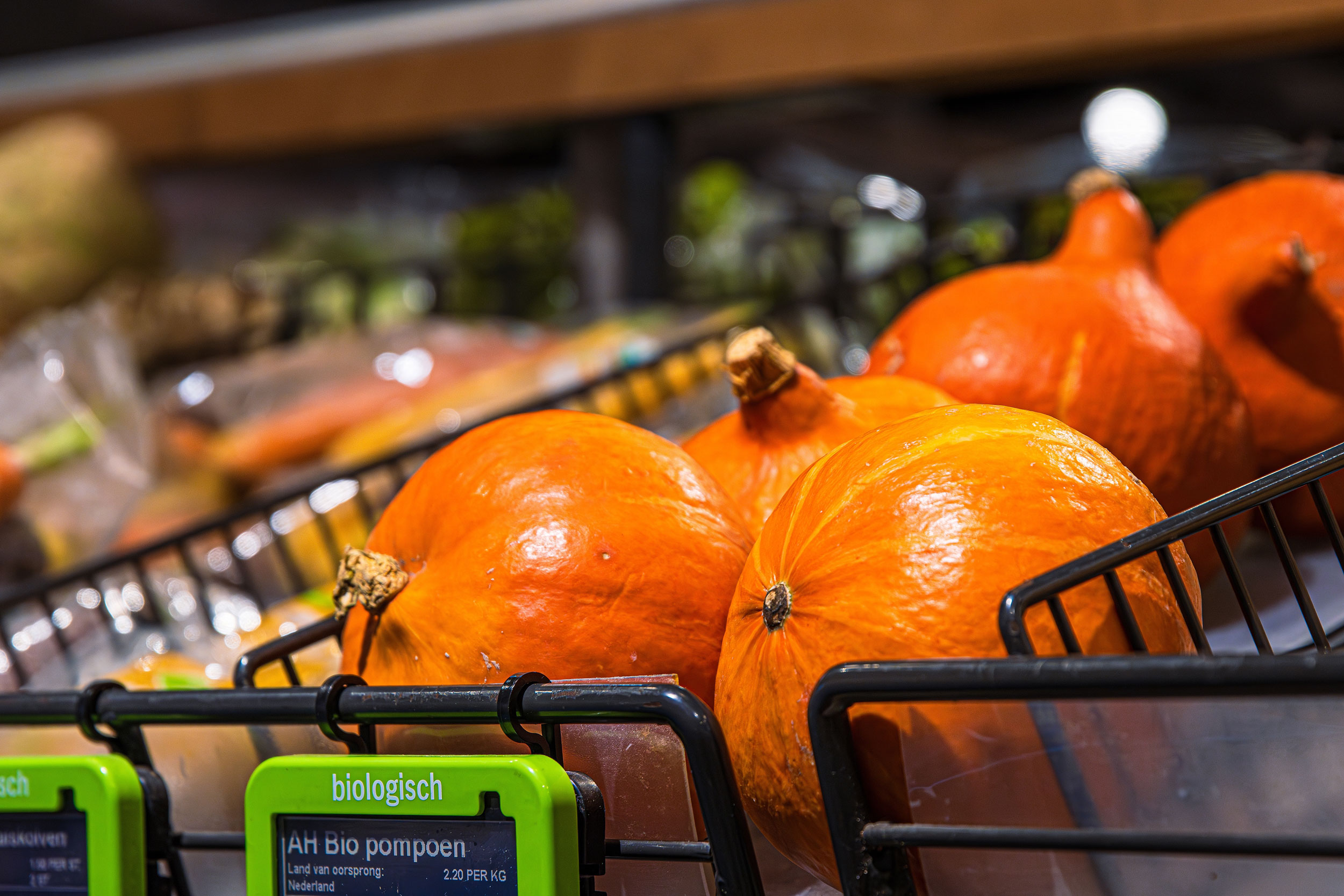 pumpkins supermarket