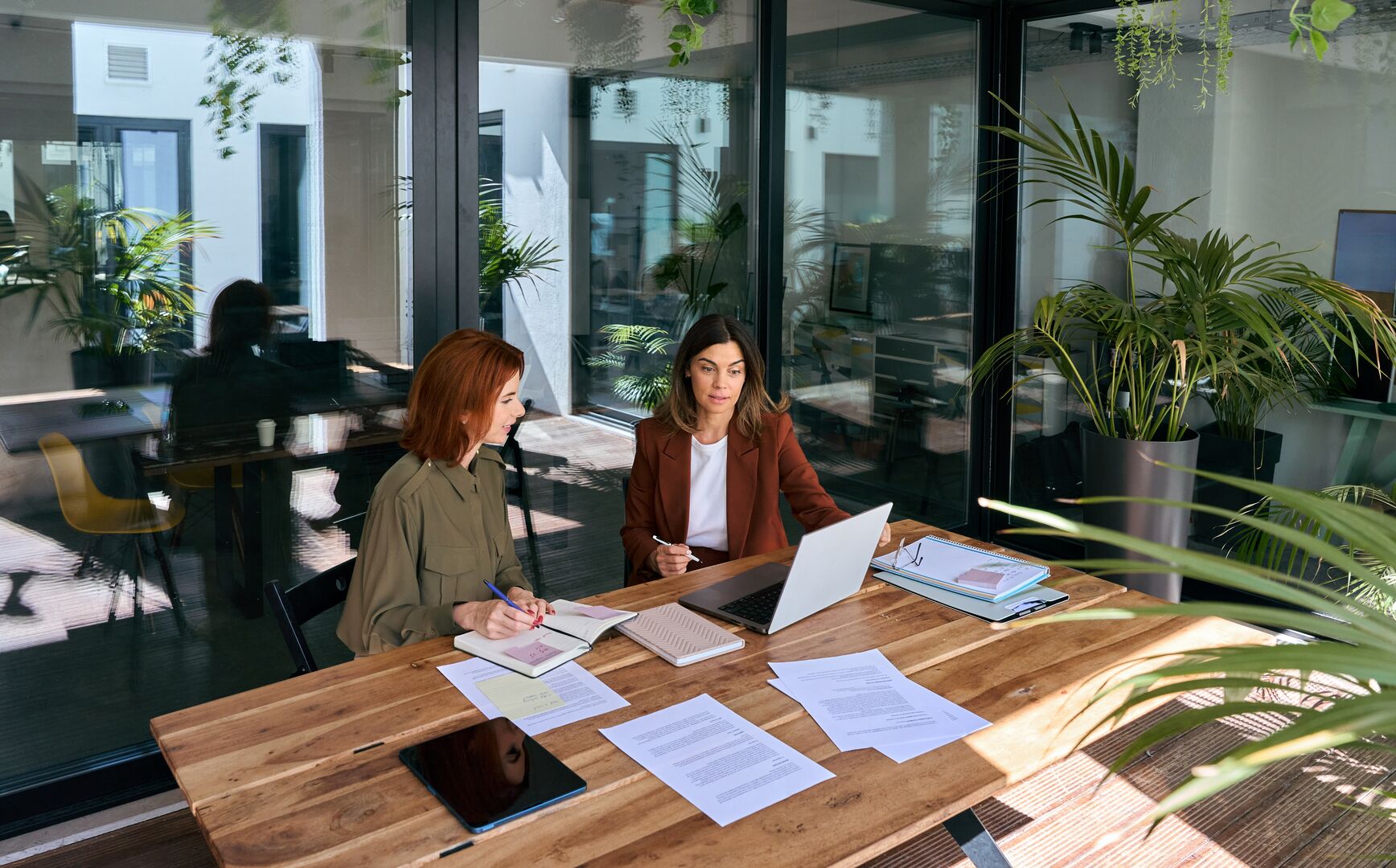Meeting at the office