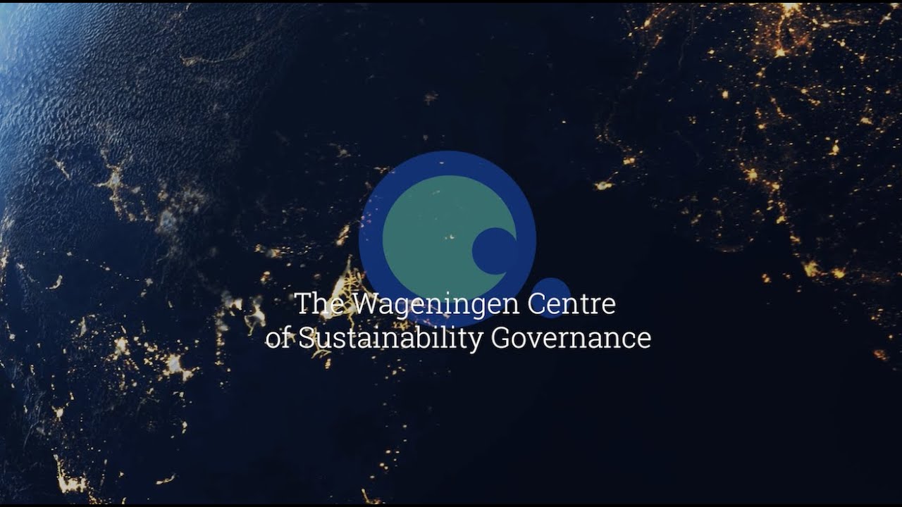 The Wageningen Centre of Sustainability Governance (WCSG) Who are we?