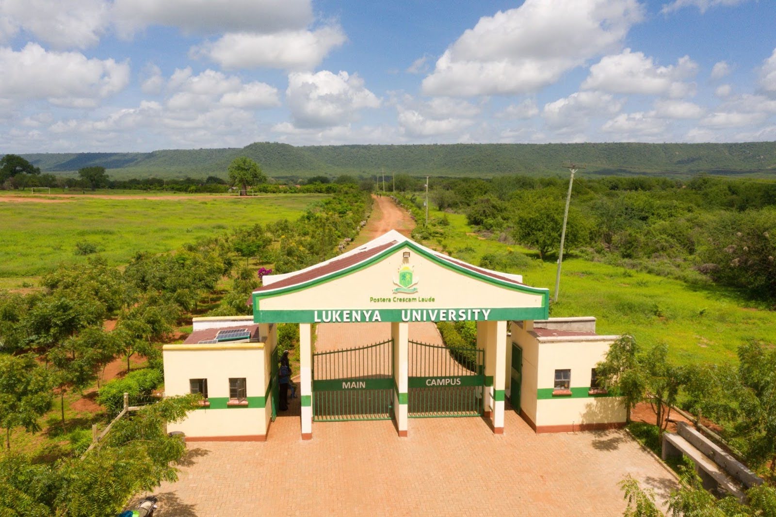 Lukenya university gate.