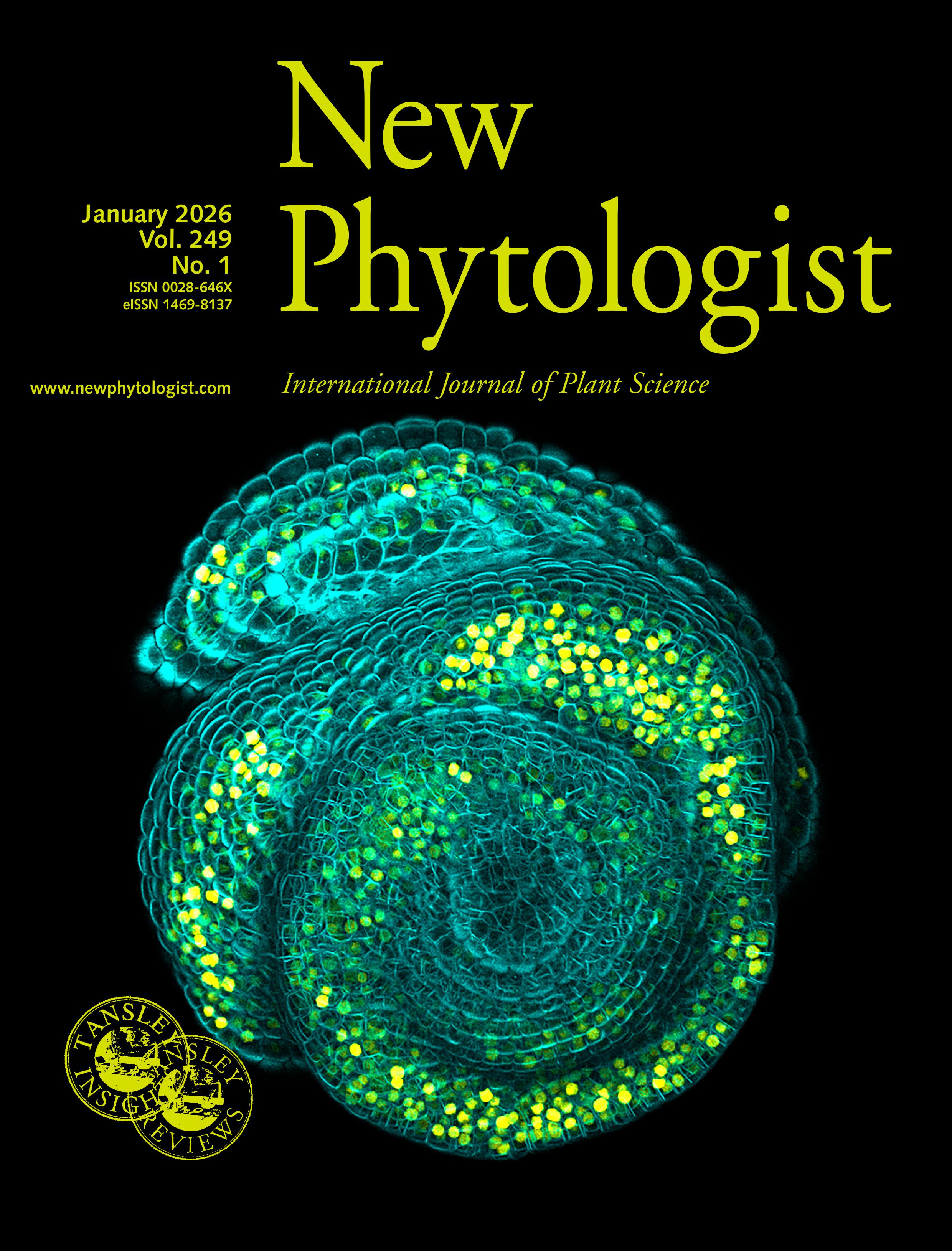 New Phytologist journal omslag
