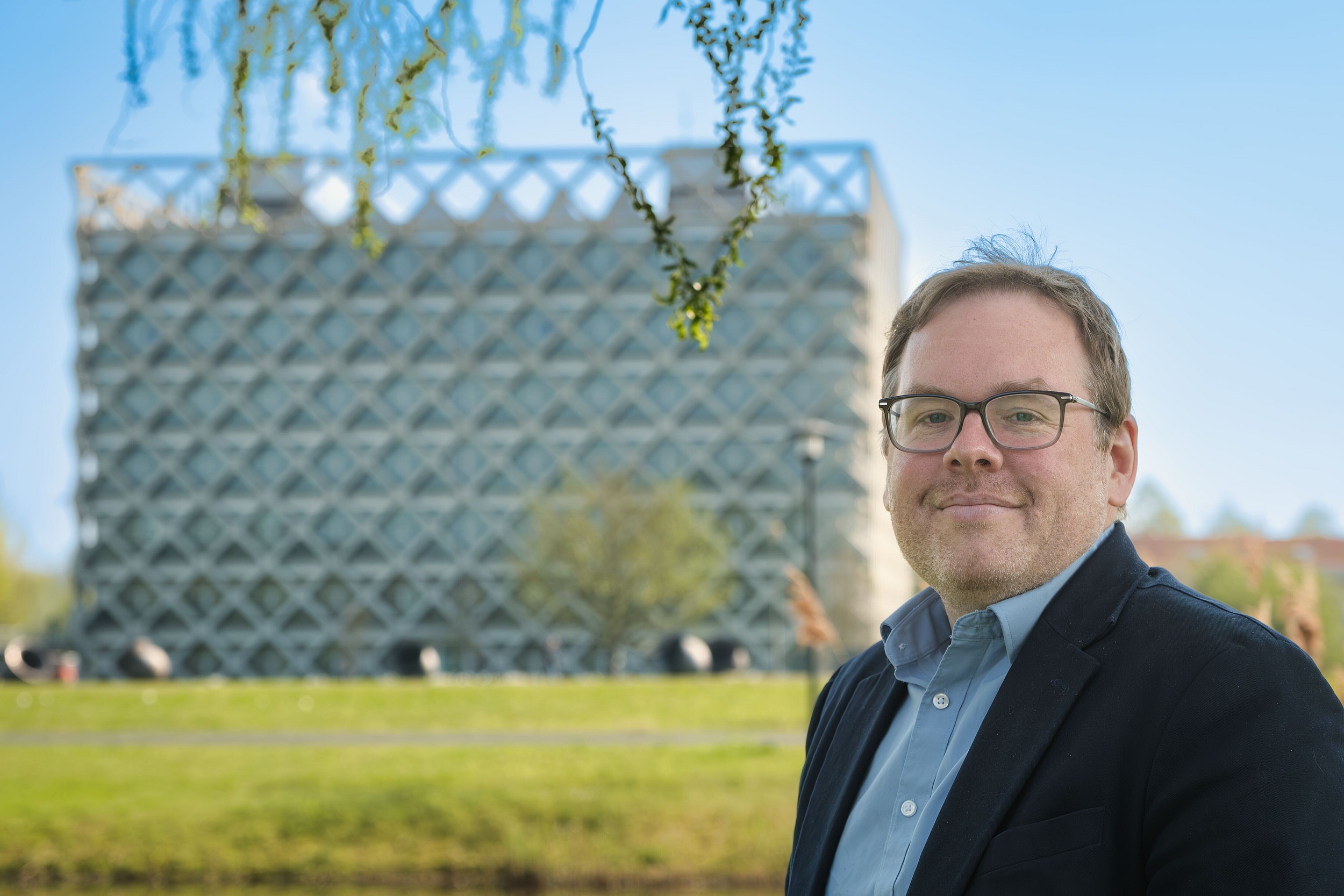 Richard Harrison bij WUR
