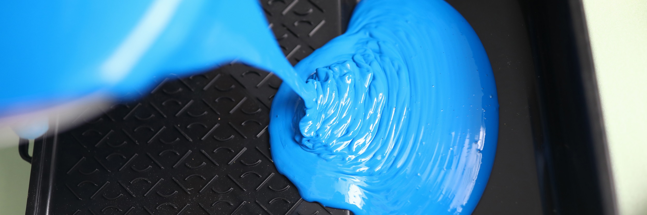 Blue paint