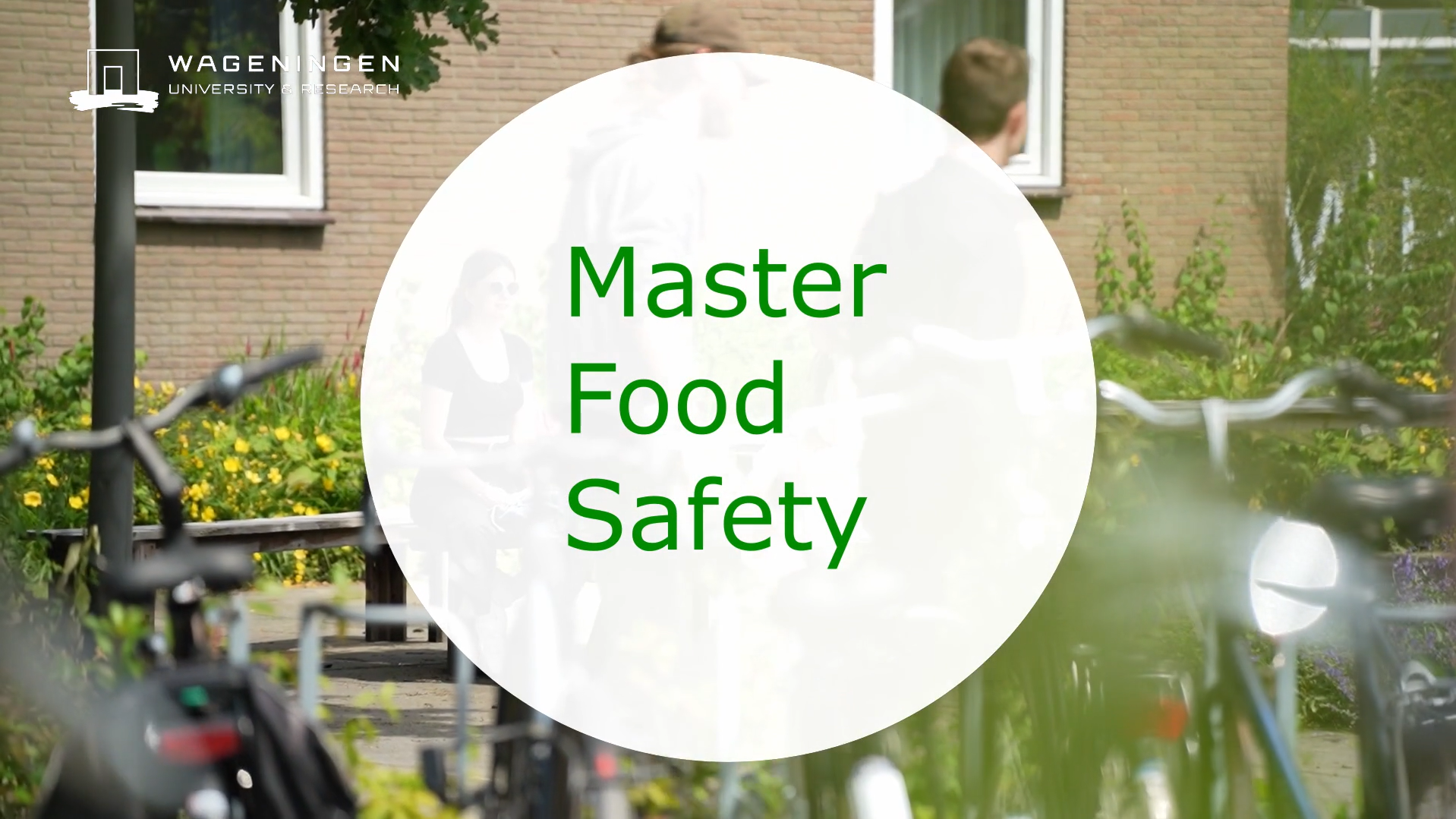 Discover the Master's in Food Safety