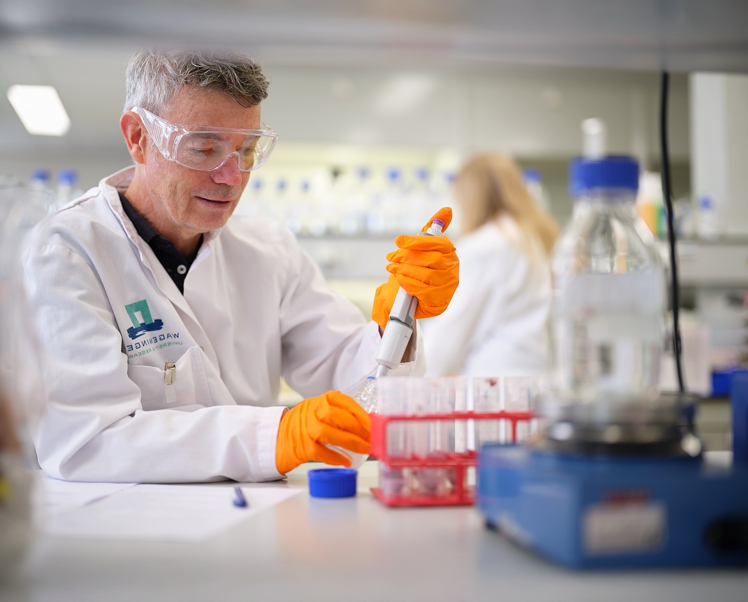 Lab work researcher food safety