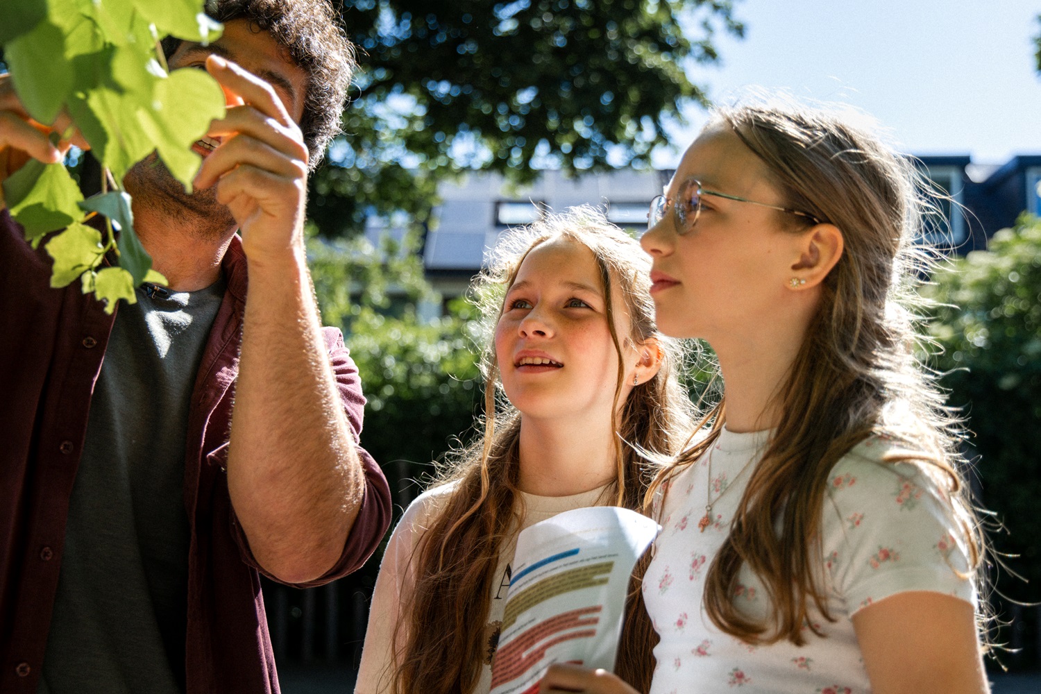 Leerlingen van groep 7/8 van de Kardinaal Alfrinkschool in Wageningen