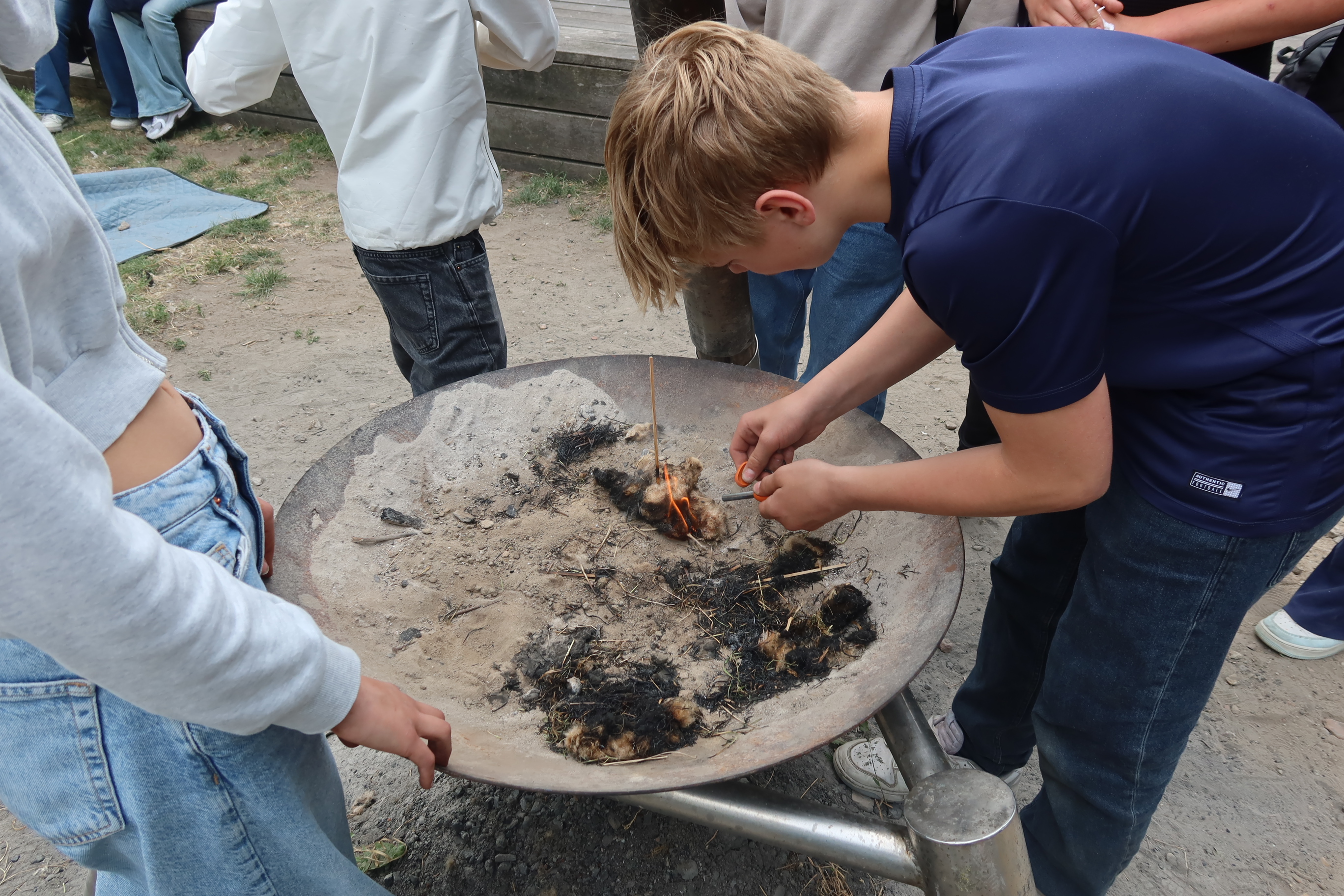 Workshop vlechten en vuur maken