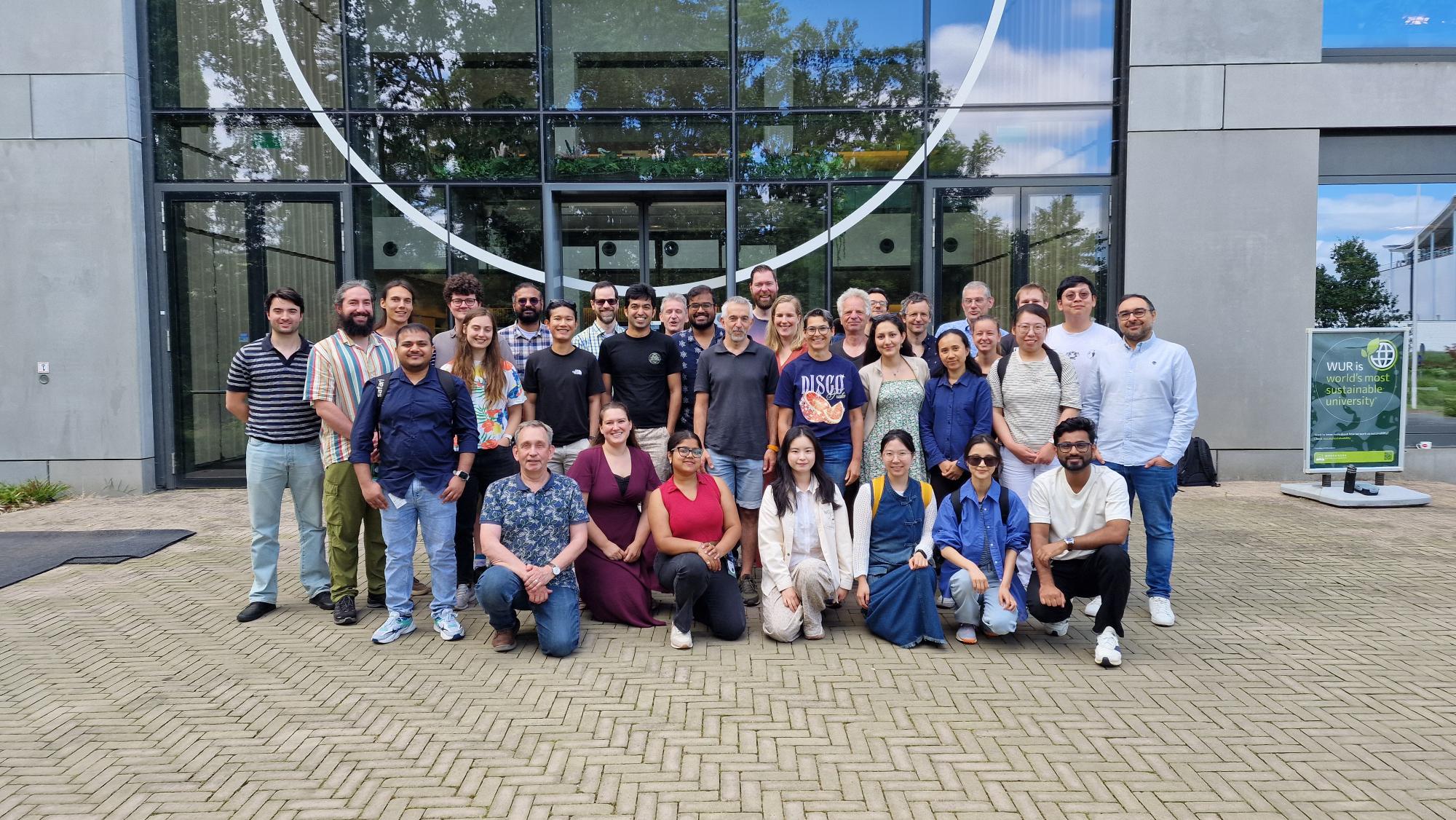 Group photo of the physical chemistry and soft matter lab from the summer of 2026.