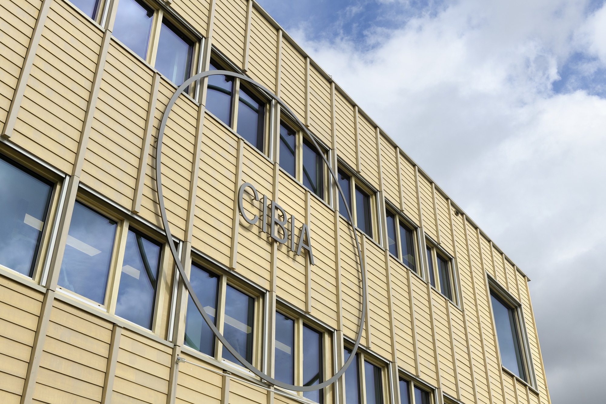 The facade of the CIBIA FoodTech building