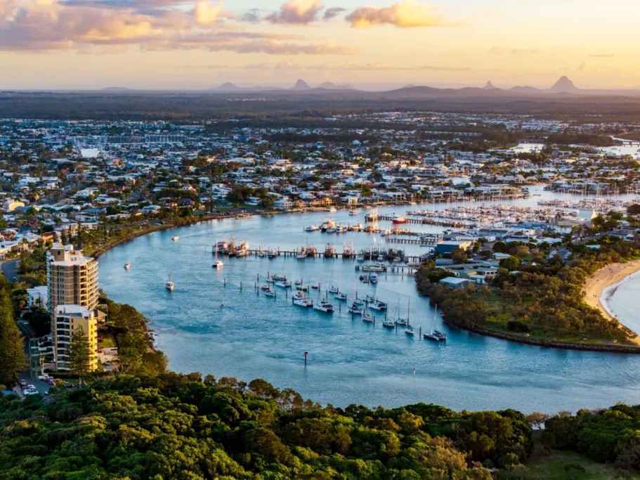 afbeelding van een estuarium