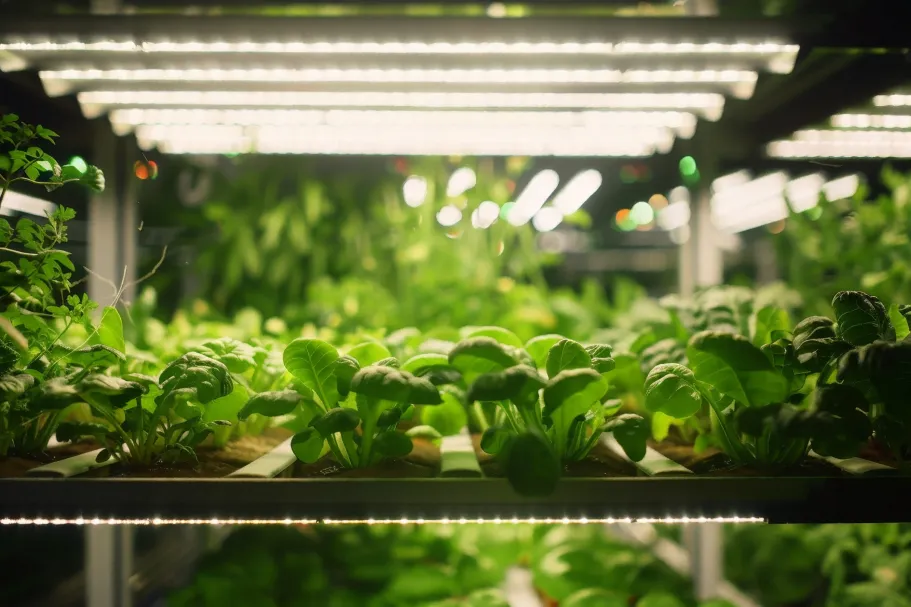Shining light on vertical farming