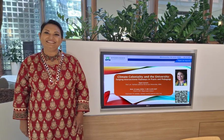 Farhana Sultana visit WUR 24-25 June 2026