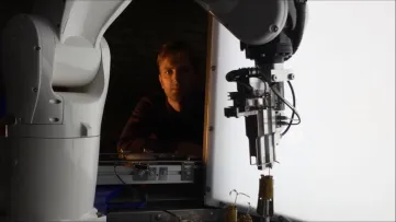 Rick van de Zedde met de PlantSampler