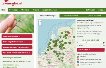 Screenshot Tekenradar op 30 maart 2026