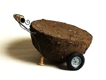 Cart to transport the earth